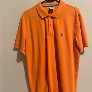 Brooks Brothers Vibrant Orange Polo Shirt